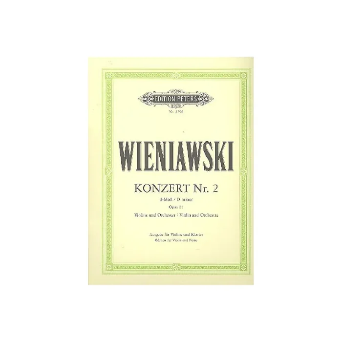 Konzert d-Moll Nr.2 op.22 für Violine und Orchester