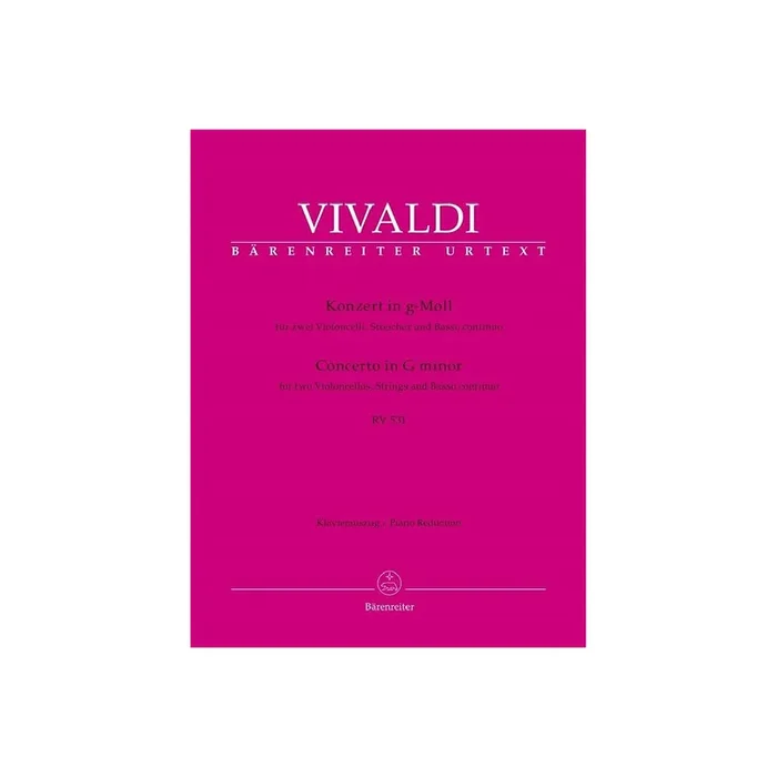 Konzert g-Moll RV531 für 2 Violoncelli, Streicher und Bc