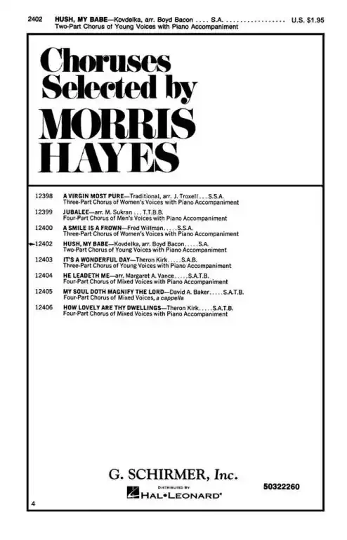 Koudelka, J. Hush My Babe