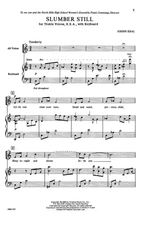 Kral, Joseph Slumber Still