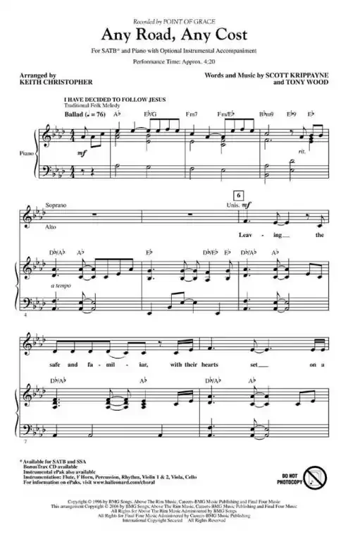 Krippayne, Scott Any Road, Any Cost