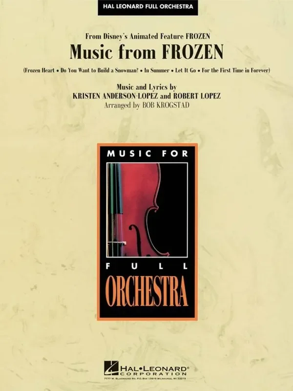 Kristen Anderson-Lopez Music from Frozen (Arr. Bob Krogstad) Orchester
