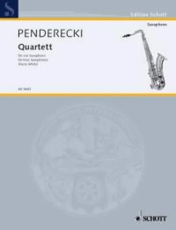 Krzysztof Penderecki Quartet (Arr. Harry White) Saxophon Ensemble