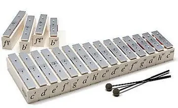 KS40L b2 Einzelstab Klingende-Stäbe Metallophon