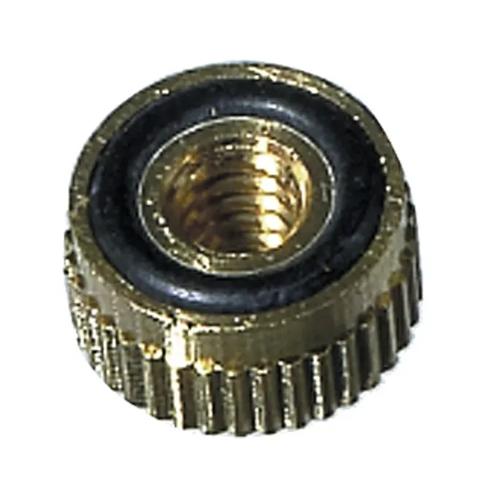 Kun Schulterstützenbestandteil Rändelmutter Messingfarben