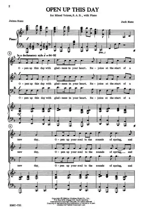 Kunz, Jack Open Up This Day