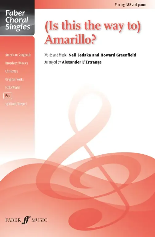 L‘Estrange, Alexander (Is this the way to) Amarillo? SAB (FCS)