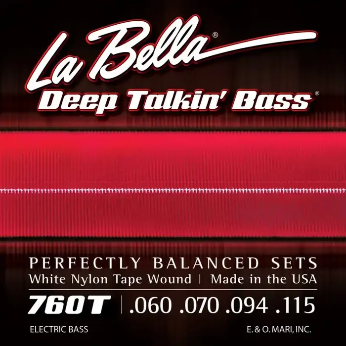 La Bella Bass 760T White Nylon 060/115