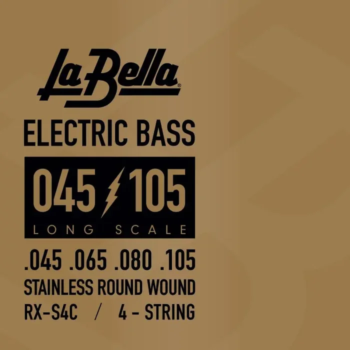 La Bella Bass RX-S4C St. Steel 045/105