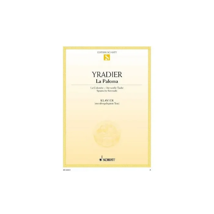 La Paloma für Klavier mit