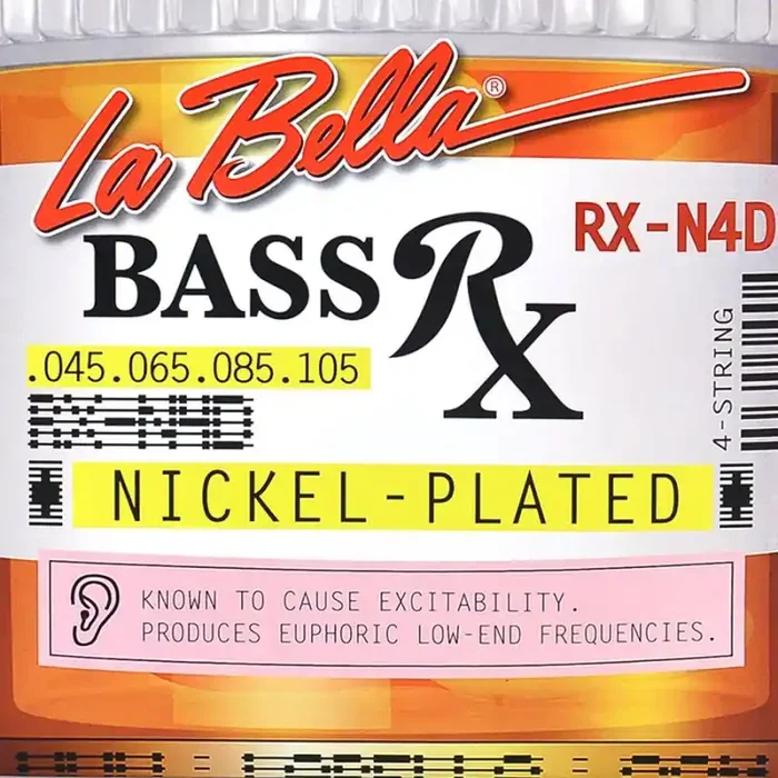 LaBella RX Series snarenset basgitaar, nickel round wound, 045-065-085-105