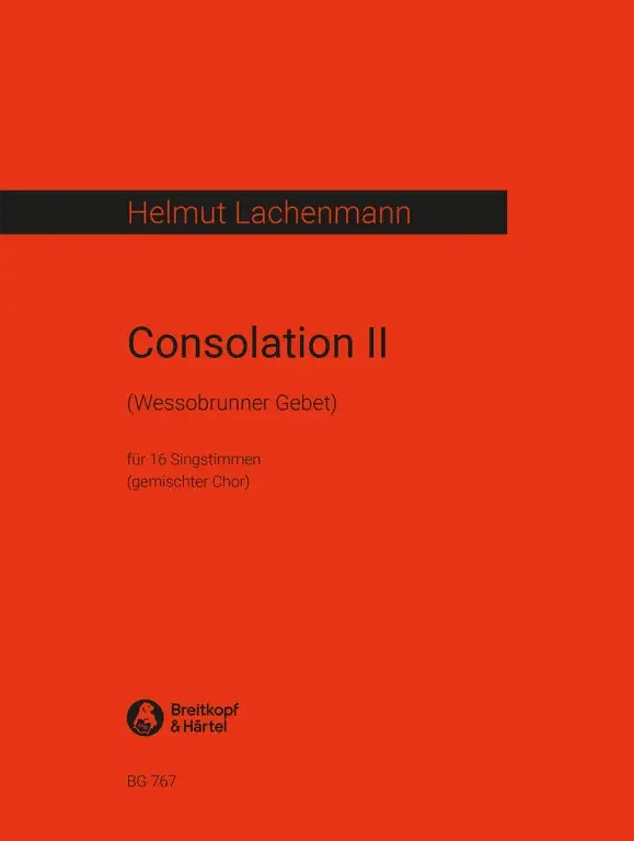 Lachenmann, Helmut Consolation II