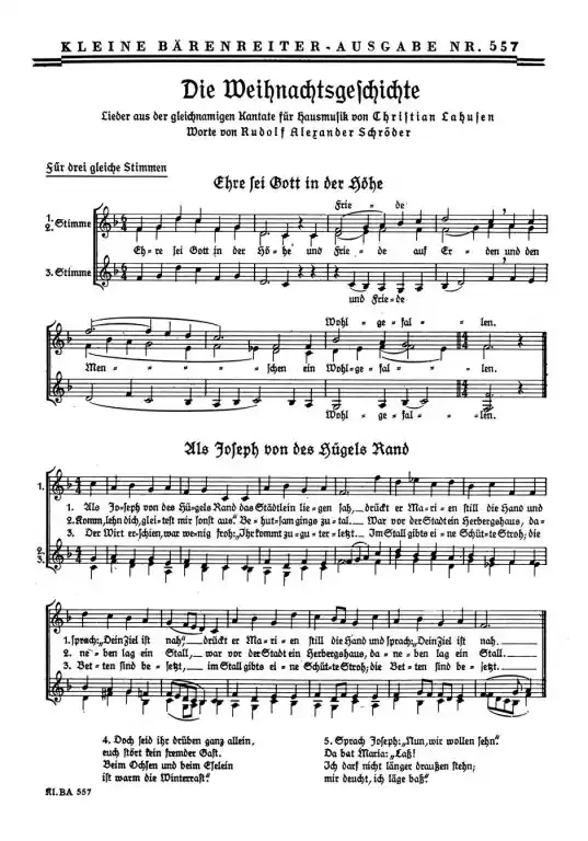 Lahusen, Christian Die Weihnachtsgeschichte