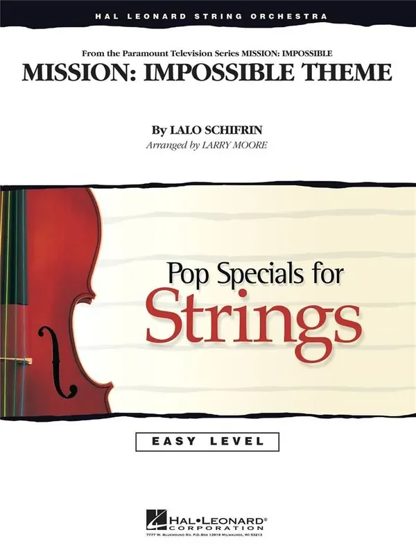 Lalo Schifrin Mission Impossible Theme (Arr. Larry Moore) Streichorchester