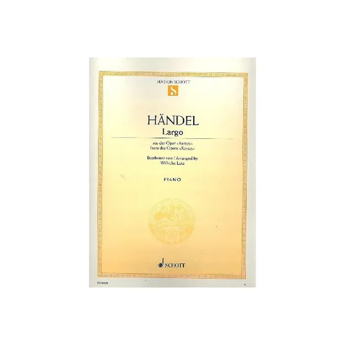 Largo aus Xerxes für Klavier