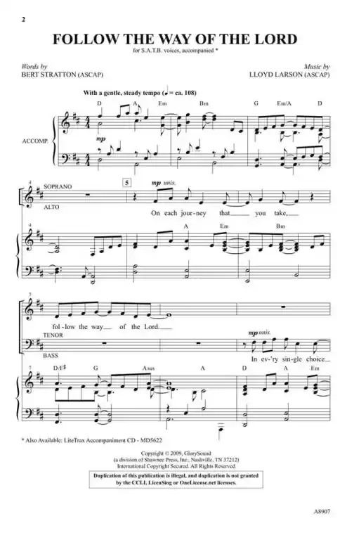 Larson, Lloyd Follow the Way of the Lord