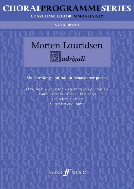 Lauridsen, Morten Madrigali