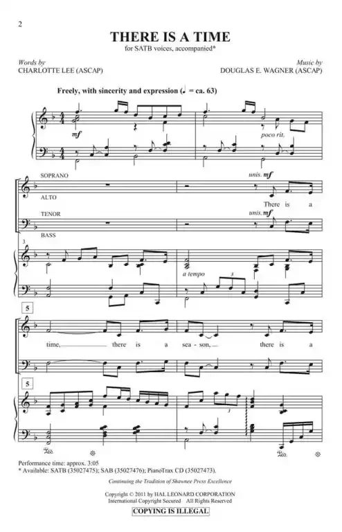 Lee, Charlotte There Is a Time