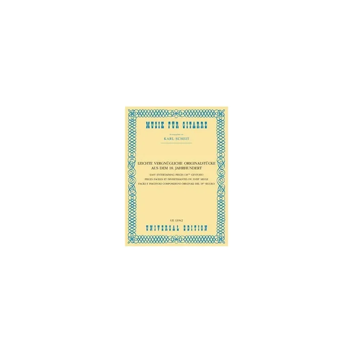 Leichte vergnügliche Originalstücke aus dem 18. Jahrhundert