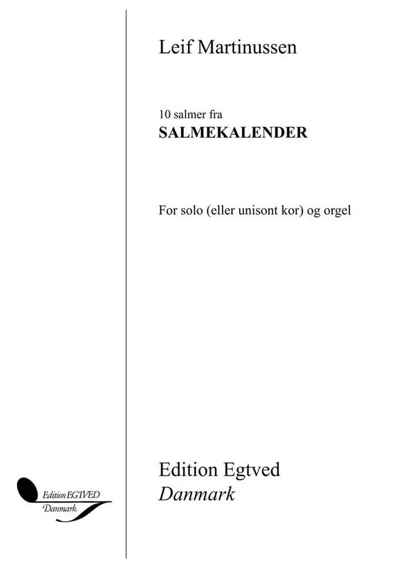 Leif Martinussen Salmekalender (1993) Kammerensemble