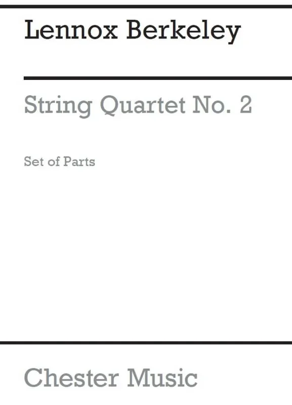 Lennox Berkeley String Quartet No.2 Op.15 Streichquartett
