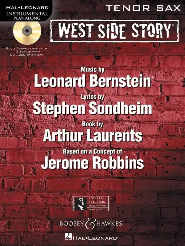 Leonard Bernstein West Side Story Play-Along Tenorsaxophon