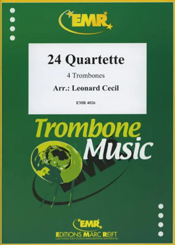 Leonard Cecil 24 Quartette Posaune Ensemble