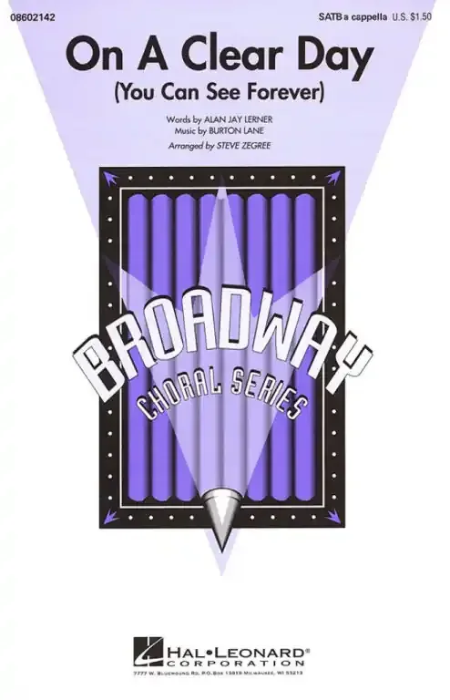 Lerner, Alan Jay On a clear day