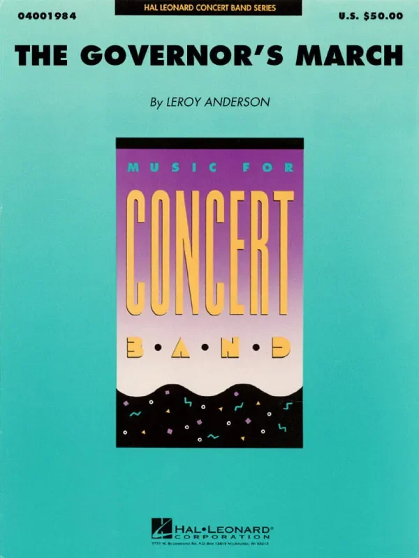 Leroy Anderson The Governor‘s march Blasorchester