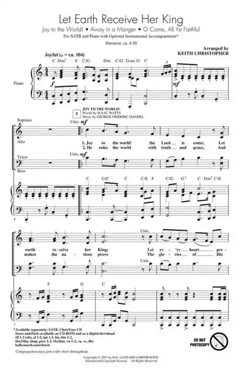 Let Earth Receive Her King