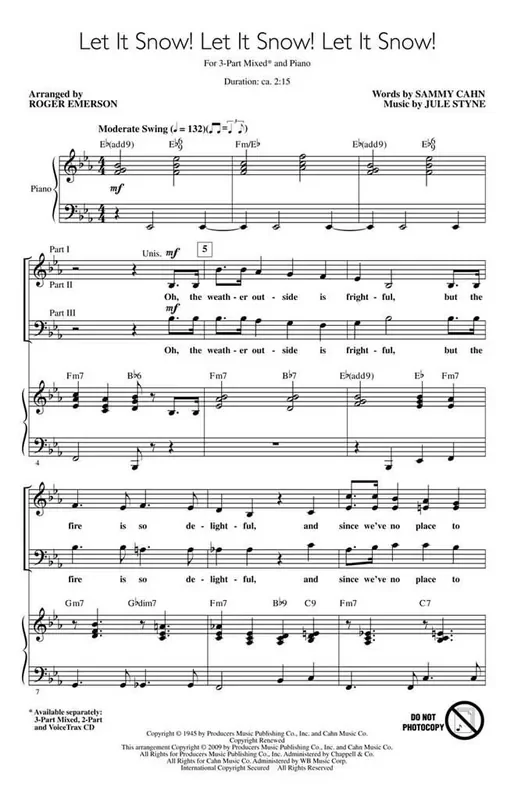 Let It Snow! Let It Snow! Let It Snow!