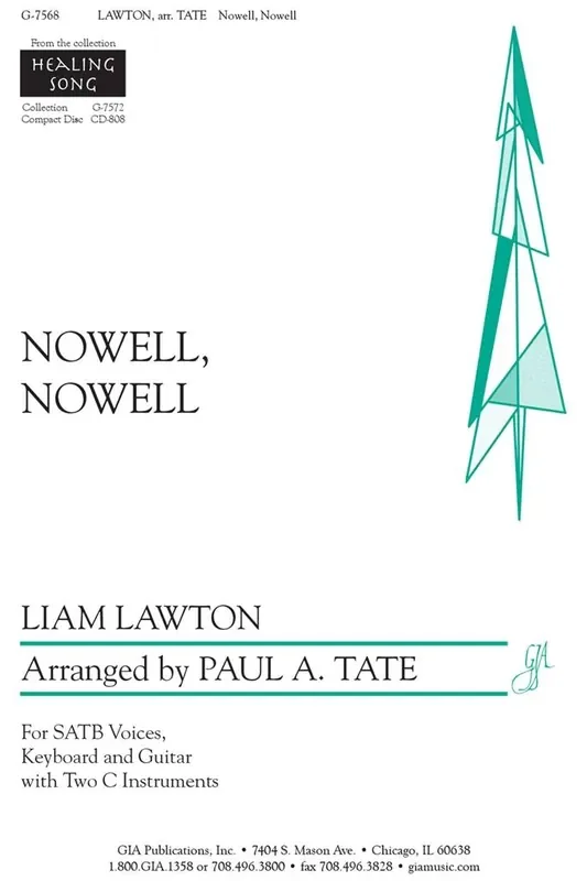 Liam Lawton Nowell, Nowell (Arr. Paul A. Tate) Gemischter Chor mit Klavier/Orgel