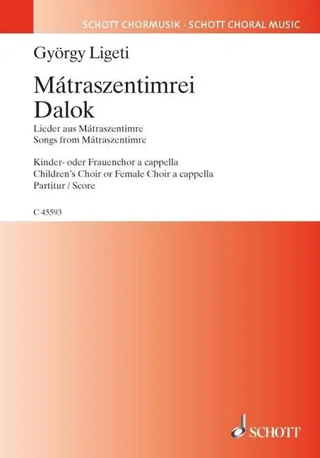 Ligeti György Mátraszentimrei Dalok