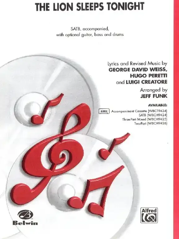 Lion Sleeps Tonight, The Satb