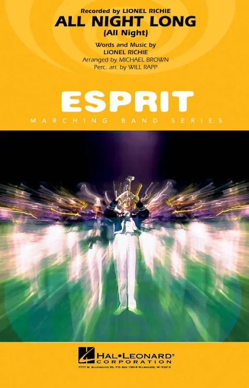 Lionel Richie All Night Long (All Night ) Marching Band (Arr. Michael Brown) Marching Band