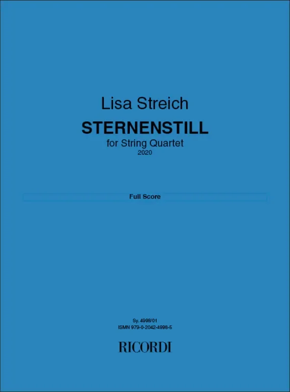 Lisa Streich STERNENSTILL Streichquartett