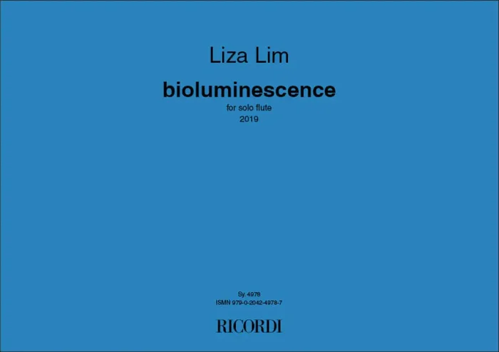 Liza Lim Bioluminescence Flöte Solo