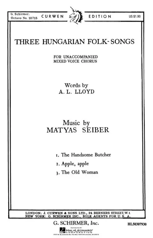 Lloyd Webber, Andrew Three Hungarian Folk Songs