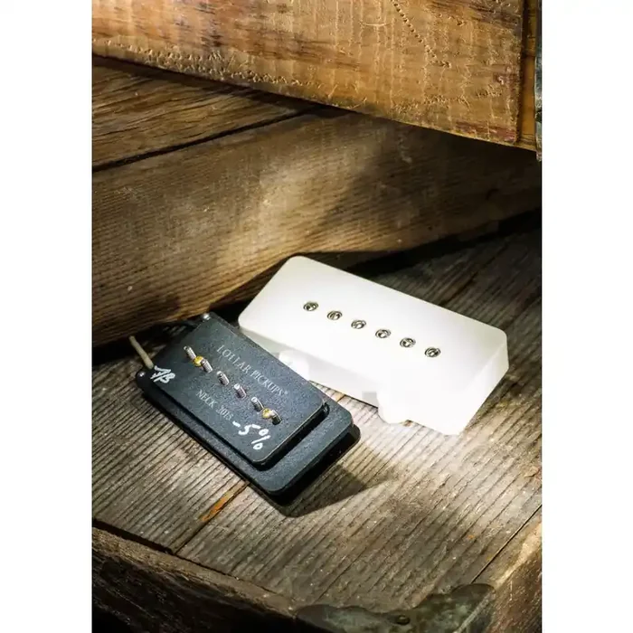 Lollar P-90 Jazzmaster, White, Neck