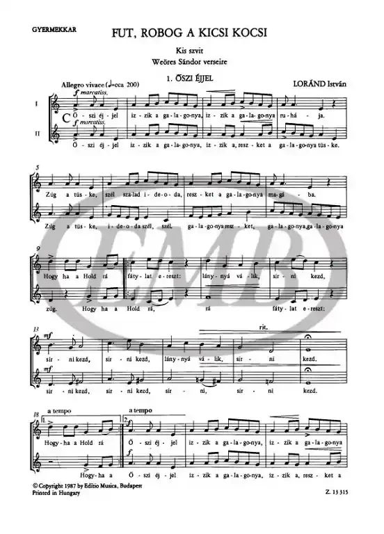 Loránd István Fut, robog a kicsi kocsi