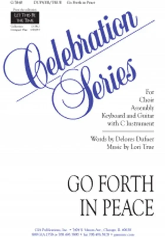 Lori True Go Forth In Peace – Guitar Part Gemischter Chor mit Begleitung