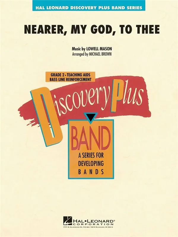 Lowell Mason Nearer, My God, To Thee (Arr. Michael Brown) Blasorchester