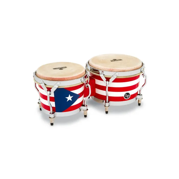 LP Bongo Matador Wood M201-PR Puerto Rican Flag