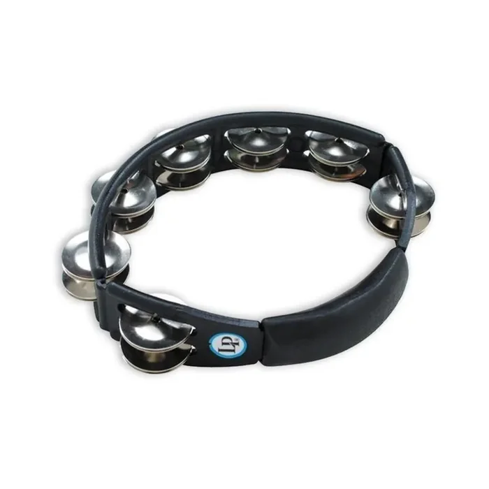LP Tambourine Cyclop Hand Model LP150 Black Steel Jingles