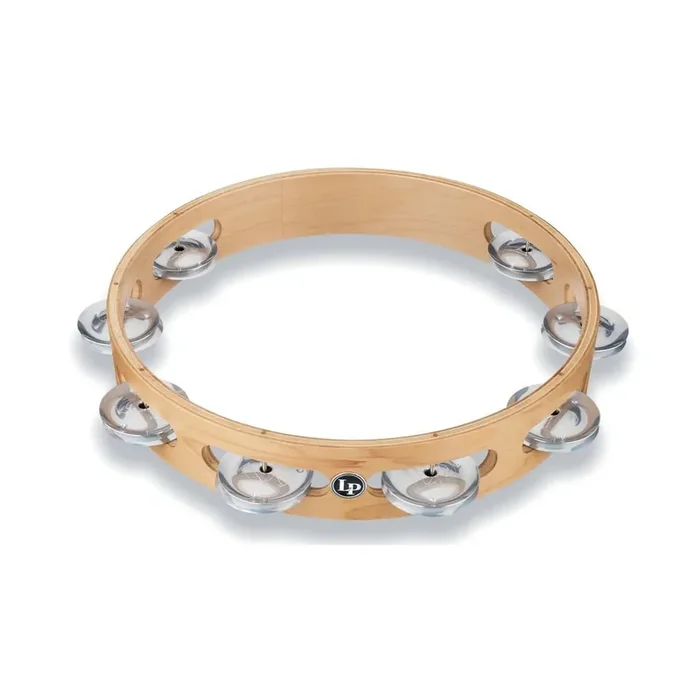 LP Tambourine Pro 10in Single Row Tambourine LP380A-AL Aluminum