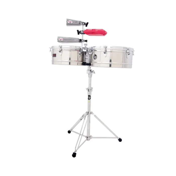 LP Timbales Prestige Stainless Steel LP1314-S 13″/14″