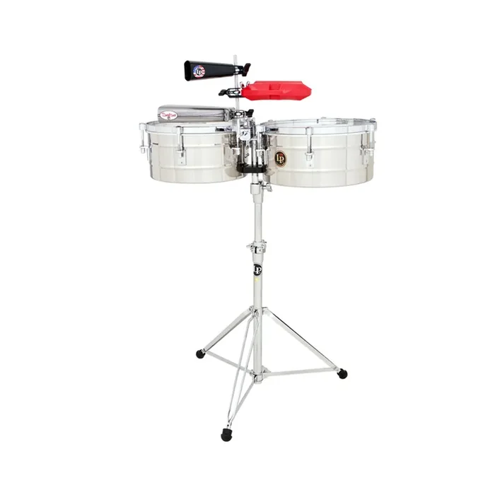 LP Timbales Tito Puente Stainless Steel LP257-S 14″/15″