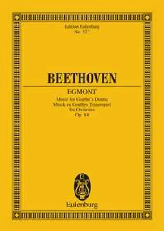 Ludwig van Beethoven Egmont Op. 84 Orchester mit Gesang