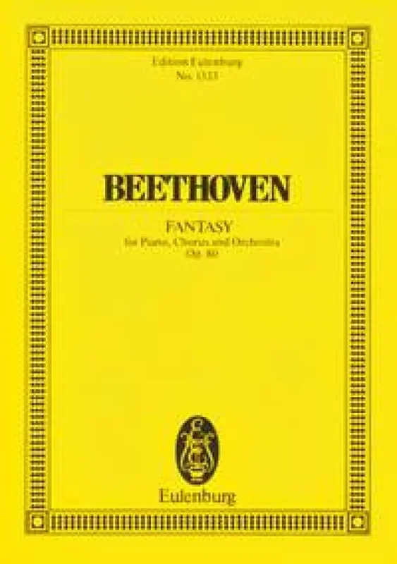 Ludwig van Beethoven Fantasy Op. 80 For Piano, Chorus and Orchestra Orchester