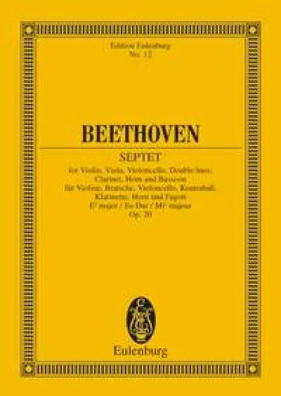 Ludwig van Beethoven Septet In E Flat Major Op. 20 Kammerensemble